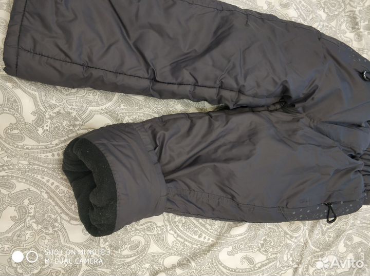 Зимние брюки для девочки р.122