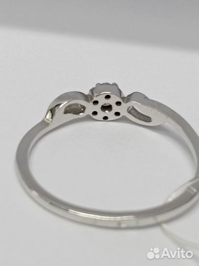 Золотое кольцо с бриллиантами. Арт.16