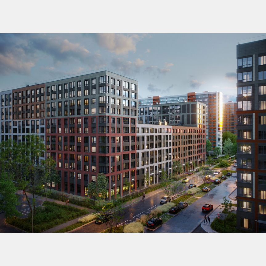 1-к. квартира, 44,3 м², 1/12 эт.