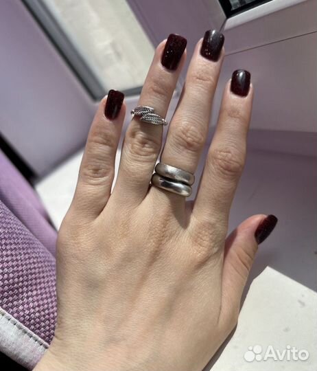 Серебряное кольцо в стиле 