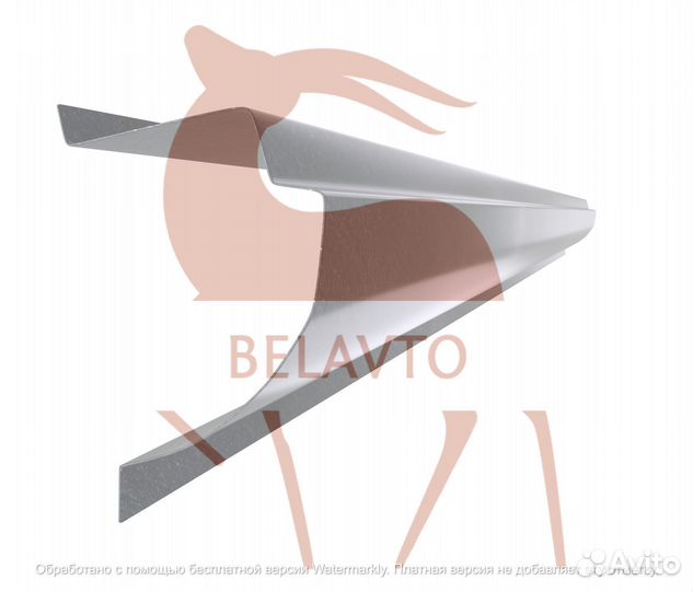 Пороги на Kia Rio 1дорест/1рест (DC)