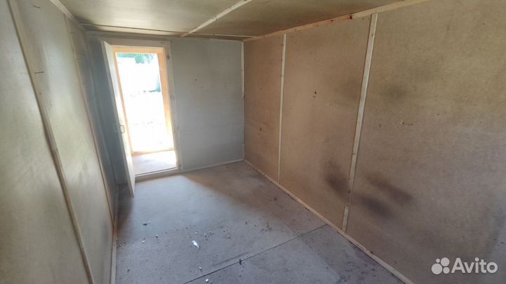 Бытовка с тамбуром металлическая строительная бк-2