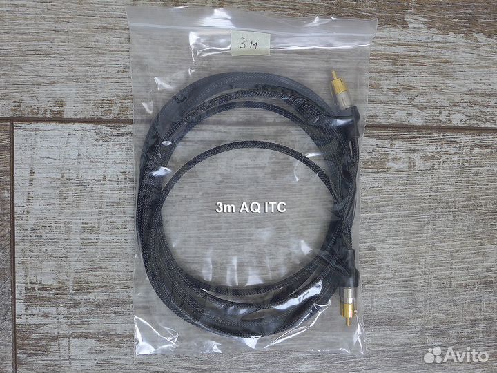 Цифровой коаксиальный Audioquest 1-3м кабель spdif