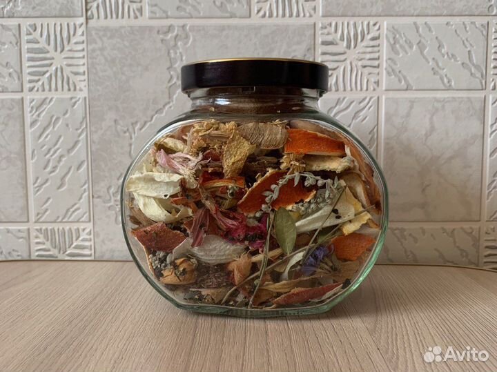 Композиция с сухоцветами