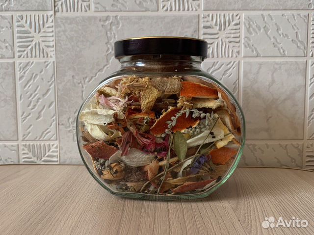 Композиция с сухоцветами