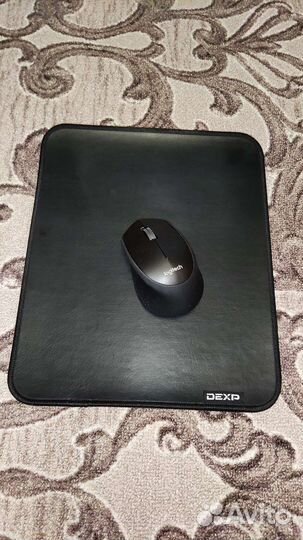 Коврик для мыши из экокожи Dexp om-s Leather Black