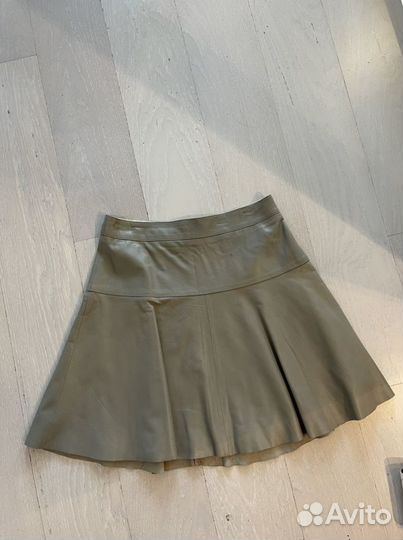 Юбка из натуральной кожи