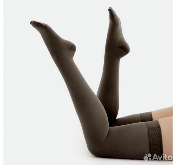 Компрессионные чулки Bauerfeind Veno новые черные