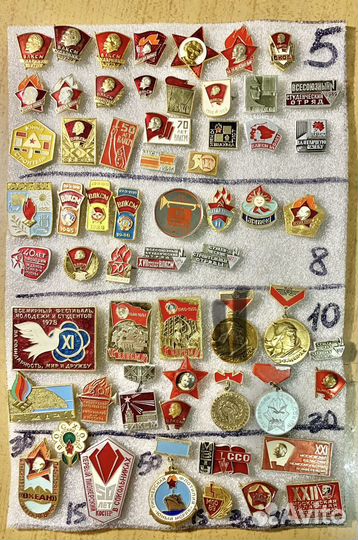 19 - значки влксм, пионерия, армия