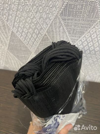 Маска медицинская черная