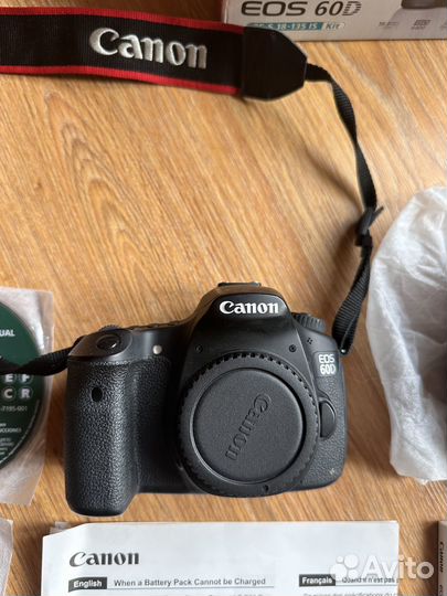 Зеркальный фотоаппарат canon eos 60d