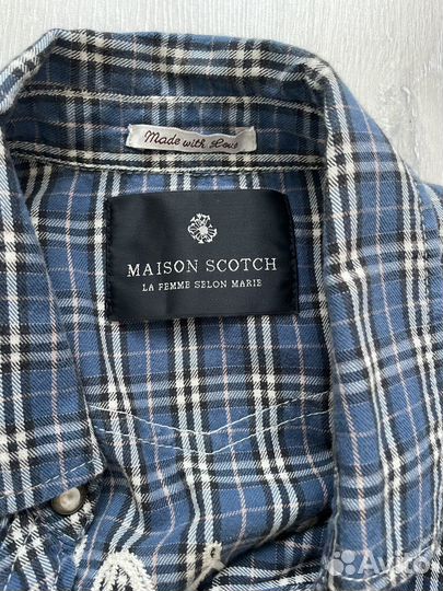 Рубашка в клетку Maison Scotch Size S