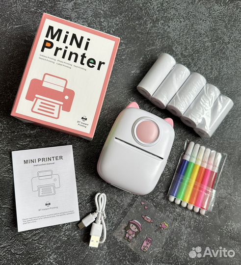 Портативный мини принтер. Новый