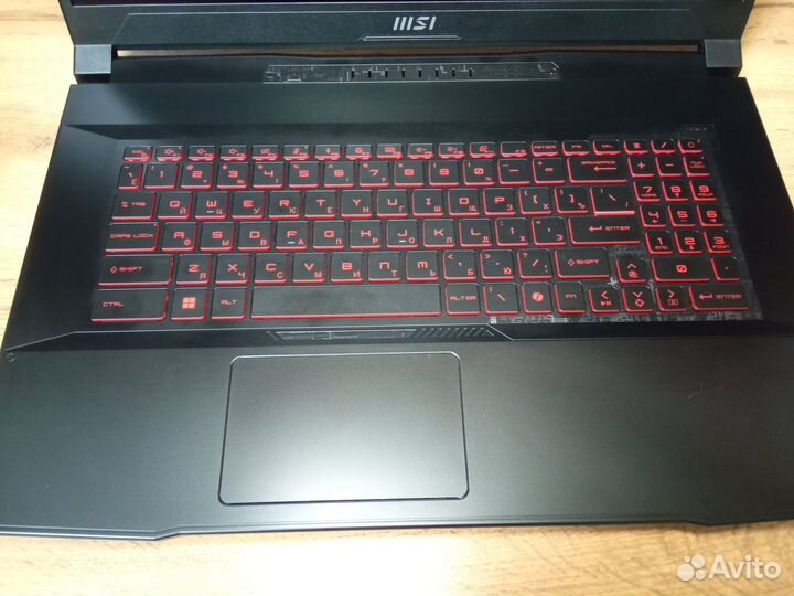 Игровой ноутбук новый MSI Katana GF76 B12UCR-1024X