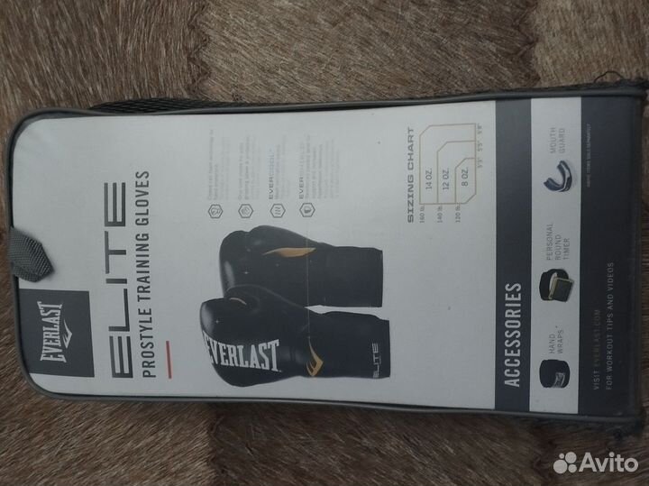 Боксерские перчатки Everlast Elite Pro style 8 oz