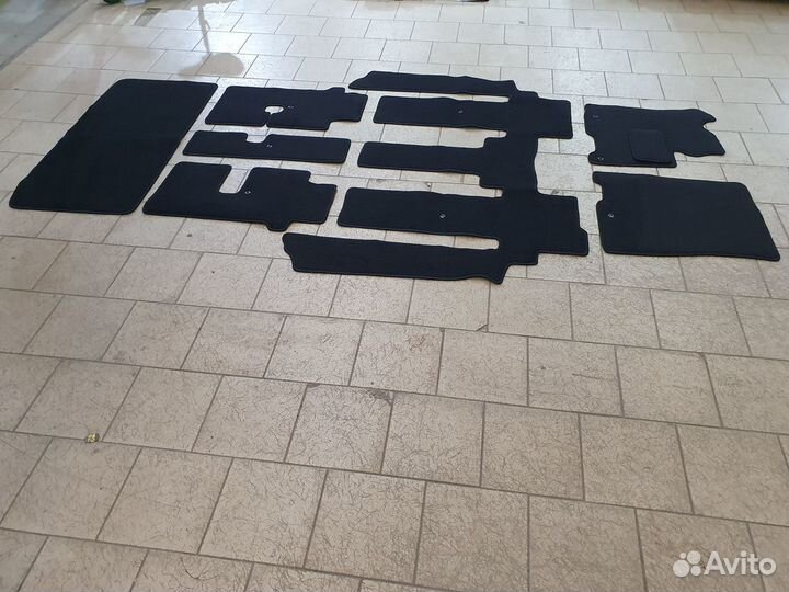 Коврики салон+баг Kia Carnival IV 2020-н.в. 8 мест