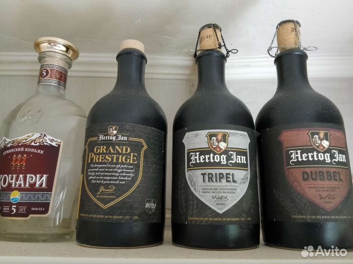 Набор бутылок для интерьера