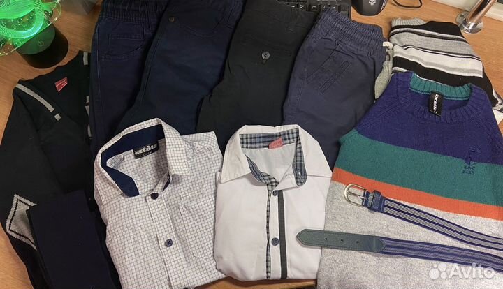 Школьные вещи на мальчика пакетом 104-122 рост