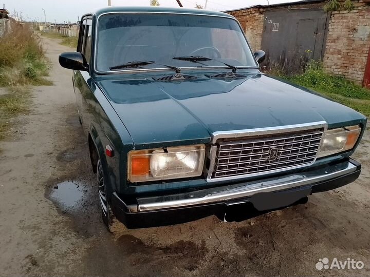 ВАЗ 2107 1.5 МТ, 2002, битый, 72 000 км