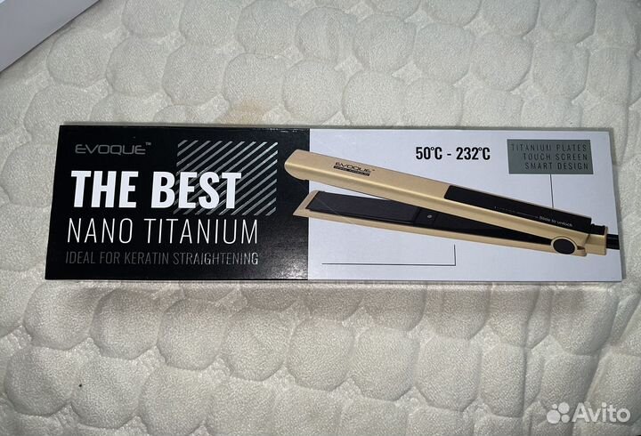 Утюжок для кератина с титановыми пластинами