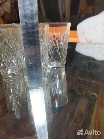 Стаканы стекло СССР, стопки