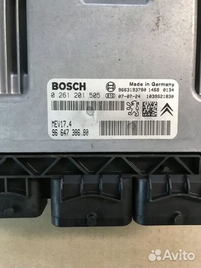 Блок управления двигателем Peugeot 308 1.6EP6