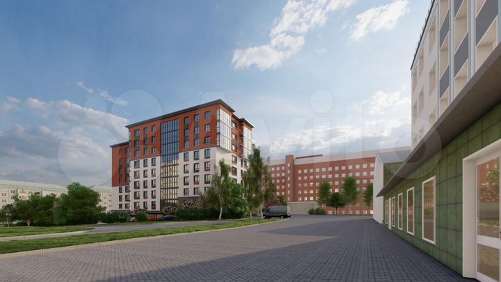 2-к. квартира, 46,8 м², 2/8 эт.