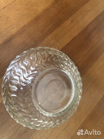 Стеклянные вазы, салатники, конфетница суз СССР