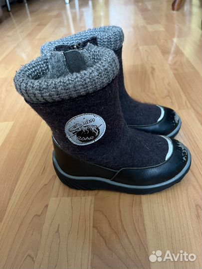 Сапоги осенние и валенки