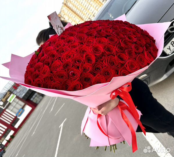 201 роза букет Мерлин