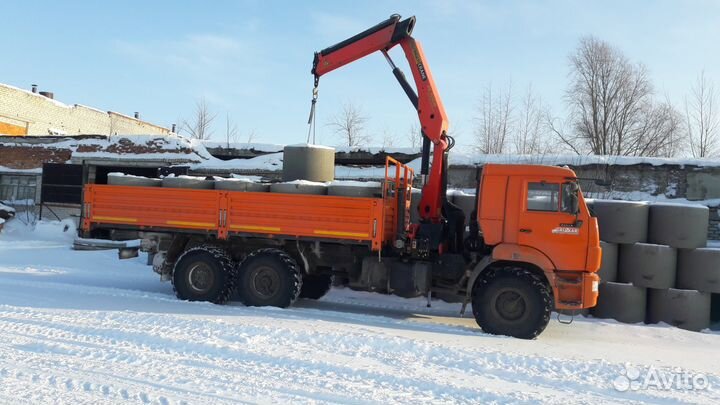 Услуги манипулятора камаз 43118 вездеход