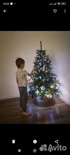 Юбка для елки из ротанга