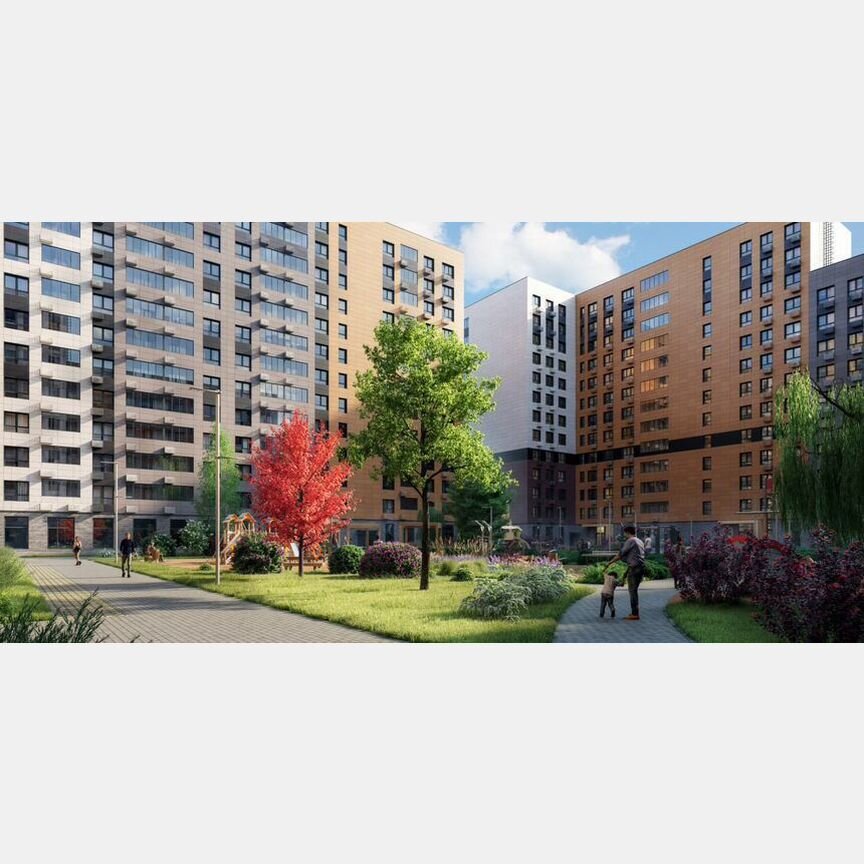 2-к. квартира, 53,3 м², 3/15 эт.