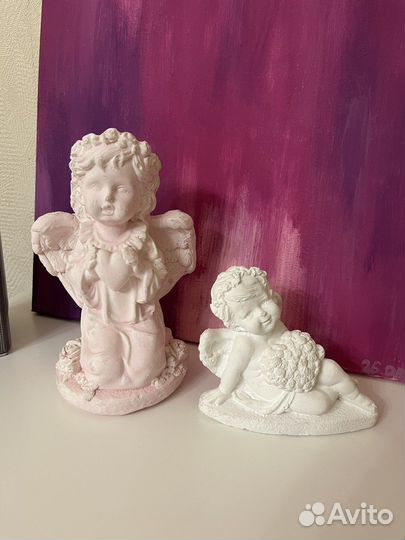 Гипсовые фигурки ангелы
