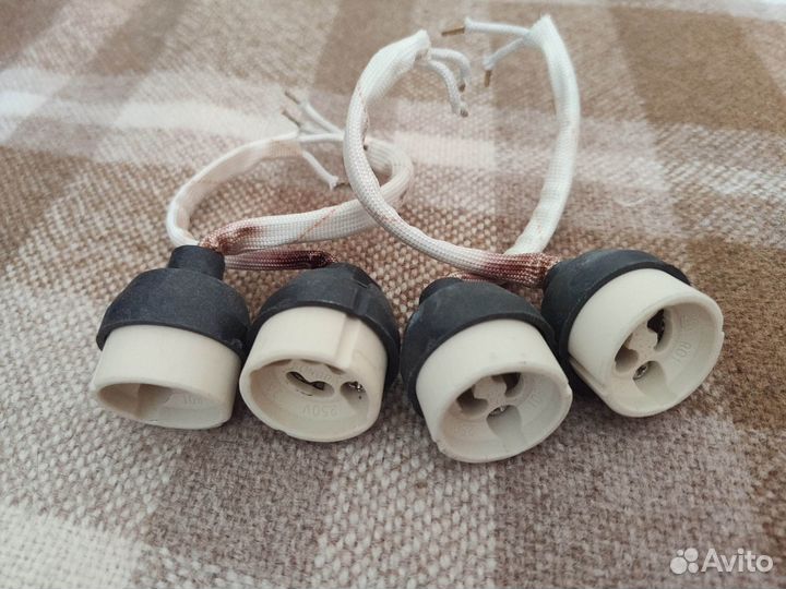 Блок защиты, трансформаторы, цоколь для галогенных