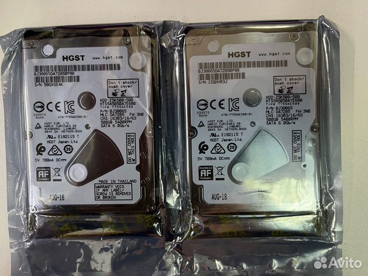 Новый HDD 2.5 hgst Z5K500-500 500 gb 5400 об/мин