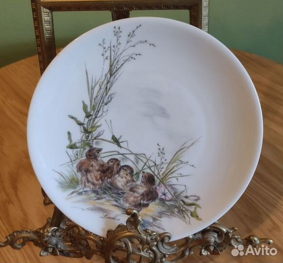 Декоративные настенные тарелки. Птицы