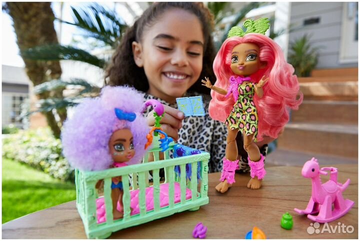 Новый Набор игровой Cave Club Няня 2 куклы GNL92