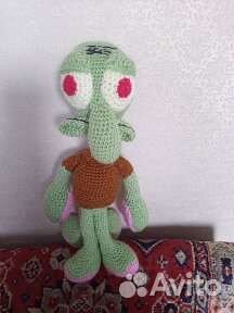 Игрушки связанные крючком с наполнителем халофайбе