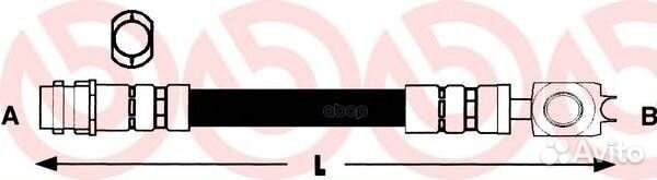Шланг тормозной передний skoda octavia 01-11 T8