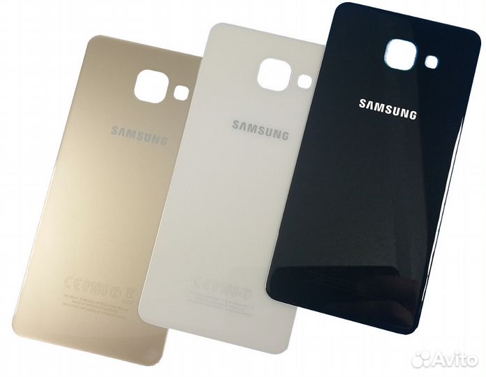 Задняя крышка samsung A5 (2016) Black & Gold