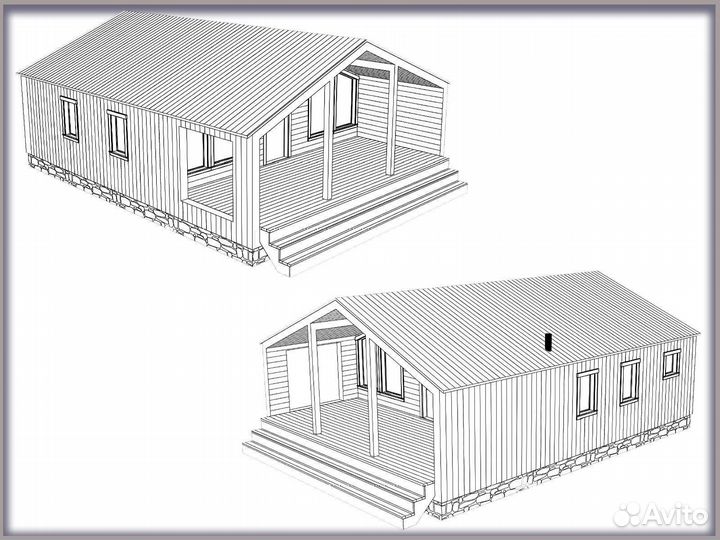 Самый популярный готовый проект барнхаус