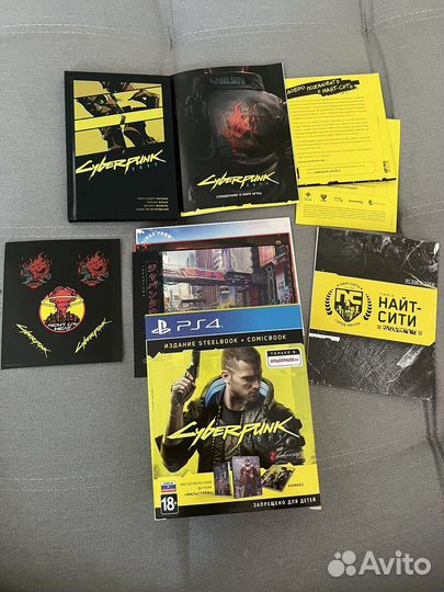 Cyberpunk 2077 без игры без стилбука playstation