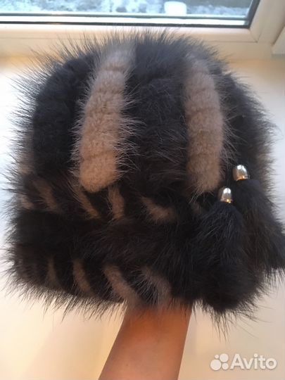 Шапка норковая
