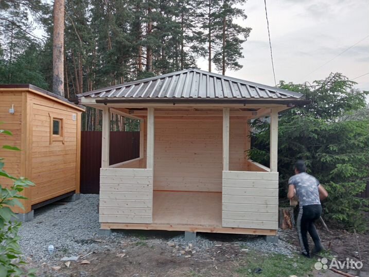 Строительство бань, домов, пристроек, терасс