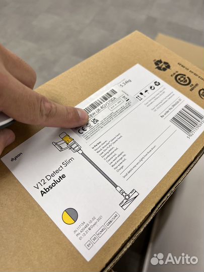 Dyson v12 detect slim absolute оригинал новый