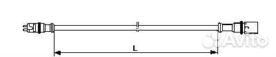 Кабель соединительный датчика ABS L800mm 44971