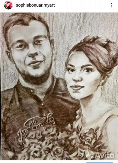 Портрет и рисунки по фото на заказ