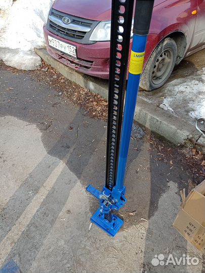 Домкрат реечный 1,47м маякавто 3 тонны