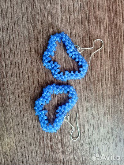 Серьги из бисера